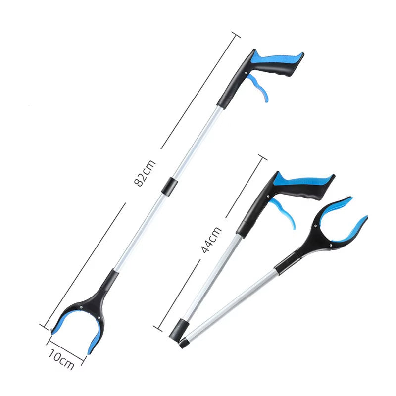 Upgrade Pick up Stick Litter Picker 360° Rotating Head 32" Foldable Lightweight Trash Claw Grabbers for Elderly Reaching Tool